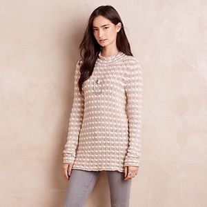 {Anthro} Sleeping On Snow Popcorn Stitch Sweater
